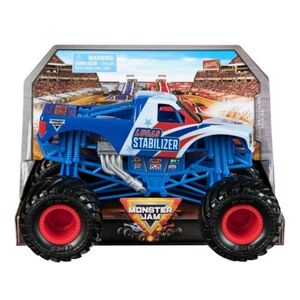 New Monster Jam Lucas Stabilizer Blue and Red Toy Truck